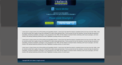 Desktop Screenshot of minifier.telerik.com